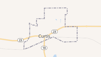 Curtis, Nebraska map