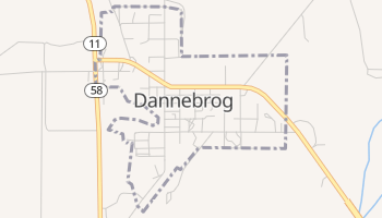 Dannebrog, Nebraska map