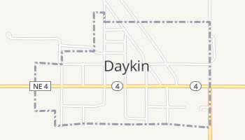 Daykin, Nebraska map