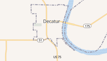 Decatur, Nebraska map