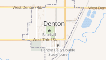 Denton, Nebraska map