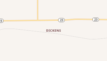 Dickens, Nebraska map