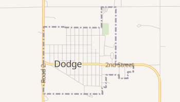 Dodge, Nebraska map