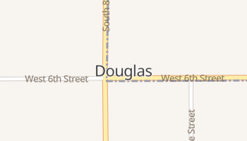Douglas, Nebraska map