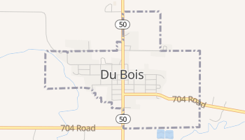 Du Bois, Nebraska map