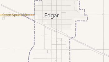 Edgar, Nebraska map