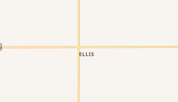 Ellis, Nebraska map