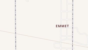 Emmet, Nebraska map