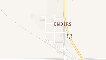 Enders, Nebraska map