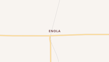 Enola, Nebraska map