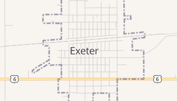 Exeter, Nebraska map
