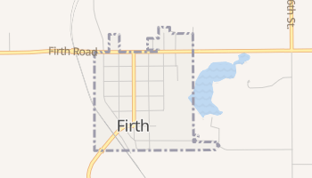 Firth, Nebraska map