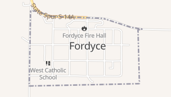Fordyce, Nebraska map