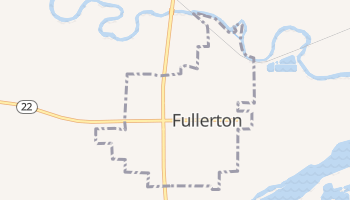 Fullerton, Nebraska map