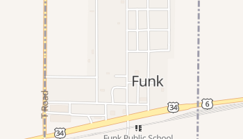 Funk, Nebraska map