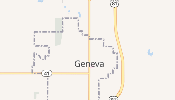 Geneva, Nebraska map
