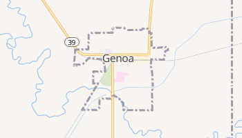 Genoa, Nebraska map