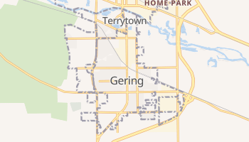 Gering, Nebraska map