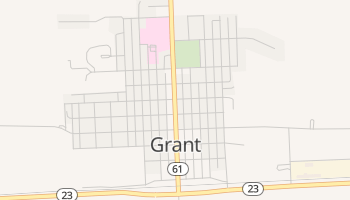 Grant, Nebraska map