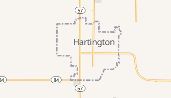 Hartington, Nebraska map