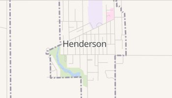 Henderson, Nebraska map