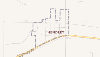 Hendley, Nebraska map