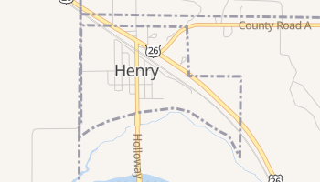 Henry, Nebraska map