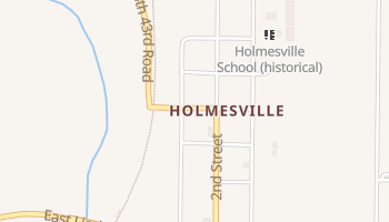 Holmesville, Nebraska map