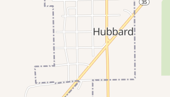 Hubbard, Nebraska map