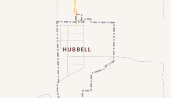Hubbell, Nebraska map