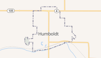 Humboldt, Nebraska map