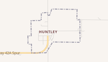 Huntley, Nebraska map