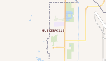 Huskerville, Nebraska map