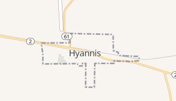 Hyannis, Nebraska map