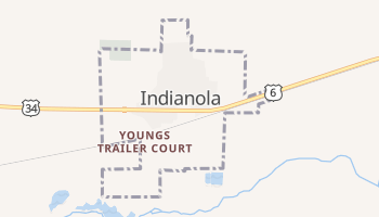 Indianola, Nebraska map