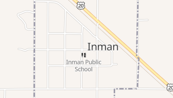 Inman, Nebraska map