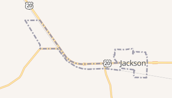 Jackson, Nebraska map