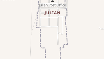 Julian, Nebraska map