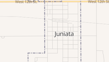 Juniata, Nebraska map