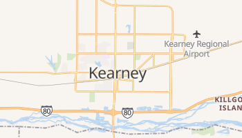 Kearney, Nebraska map