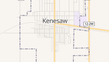 Kenesaw, Nebraska map