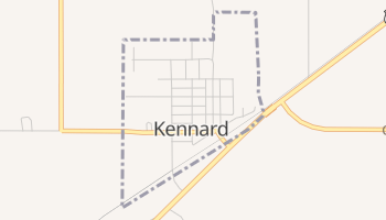 Kennard, Nebraska map