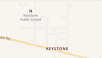 Keystone, Nebraska map