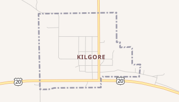 Kilgore, Nebraska map