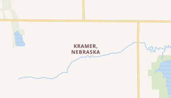 Kramer, Nebraska map