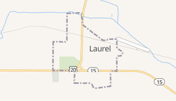 Laurel, Nebraska map