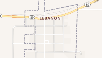 Lebanon, Nebraska map