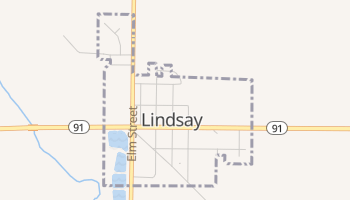 Lindsay, Nebraska map