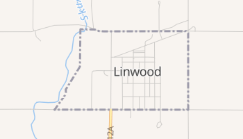 Linwood, Nebraska map