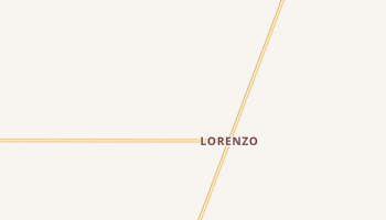 Lorenzo, Nebraska map
